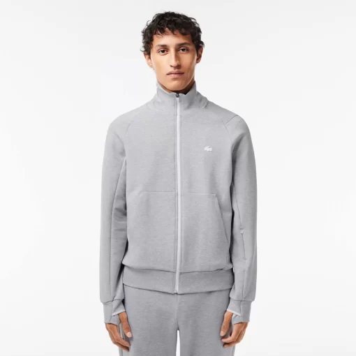 Lacoste Sweatshirts-Men'S High Neck Cotton Blend Zip Jogger Sweatshirt