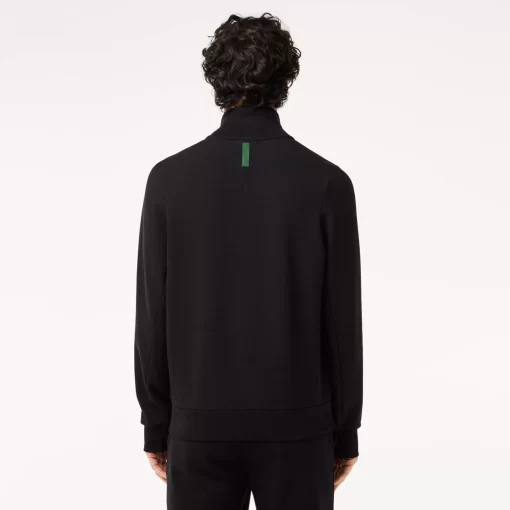 Lacoste Sweatshirts-Men'S High Neck Cotton Blend Zip Jogger Sweatshirt