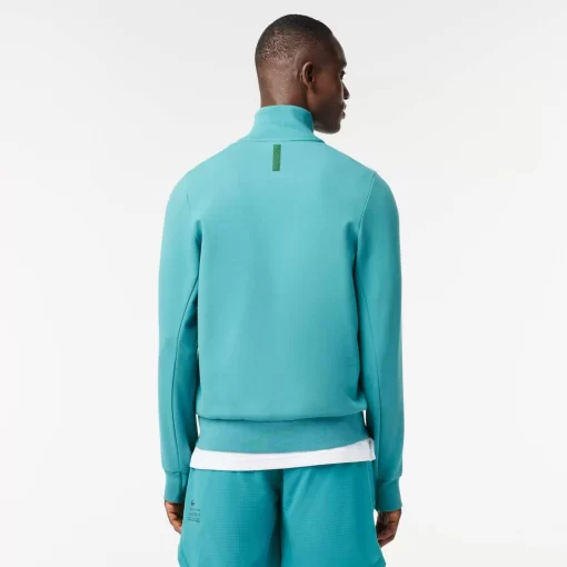 Lacoste Sweatshirts-Men'S High Neck Cotton Blend Zip Jogger Sweatshirt