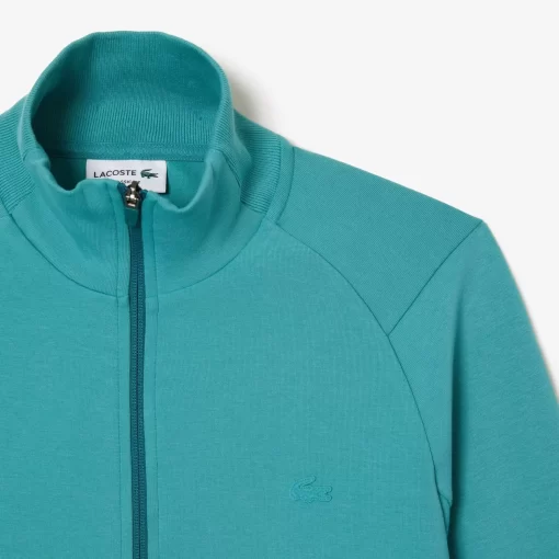 Lacoste Sweatshirts-Men'S High Neck Cotton Blend Zip Jogger Sweatshirt