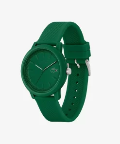 Lacoste Watches-Men'S .12.12 Green Silicone Strap Watch