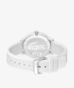 Lacoste Watches-Men'S .12.12 White Silicone Strap Watch