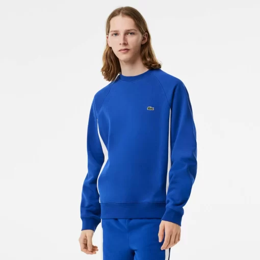 Lacoste Sweatshirts-Men'S Brushed Fleece Colourblock Sweatshirt