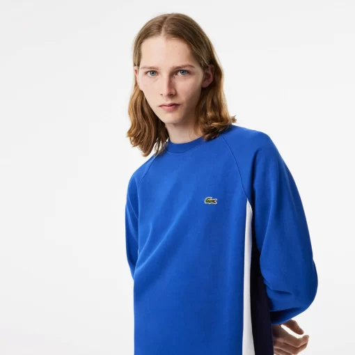 Lacoste Sweatshirts-Men'S Brushed Fleece Colourblock Sweatshirt