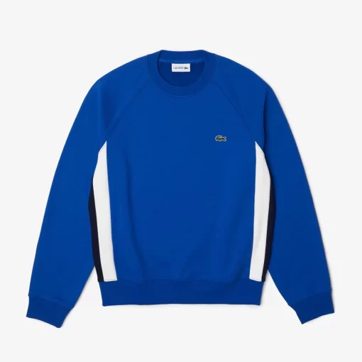 Lacoste Sweatshirts-Men'S Brushed Fleece Colourblock Sweatshirt