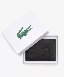 Lacoste Wallets & Small Leather Goods-Men'S Chantaco Calfskin Leather Card Holder