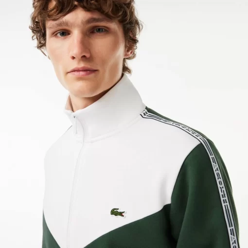 Lacoste Sweatshirts-Men'S Classic Fit Colourblock Zipped Jogger Sweatshirt