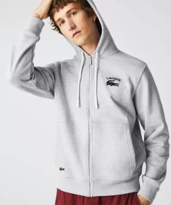 Lacoste Sweatshirts-Men'S Classic Fit Hooded Zippered Sweatshirt