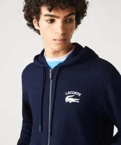 Lacoste Sweatshirts-Men'S Classic Fit Hooded Zippered Sweatshirt