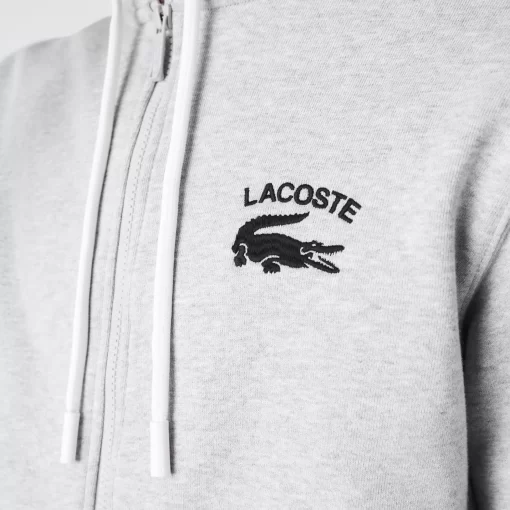 Lacoste Sweatshirts-Men'S Classic Fit Hooded Zippered Sweatshirt