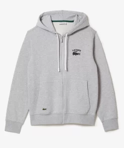 Lacoste Sweatshirts-Men'S Classic Fit Hooded Zippered Sweatshirt