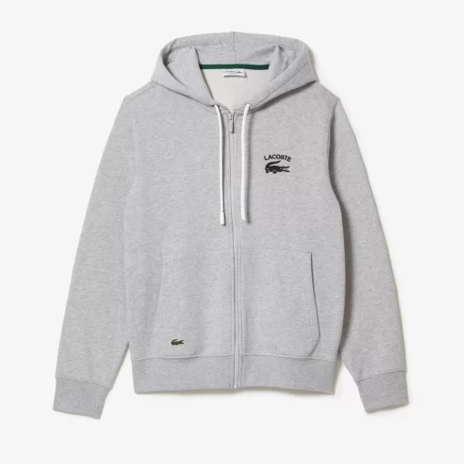 Lacoste Sweatshirts-Men'S Classic Fit Hooded Zippered Sweatshirt