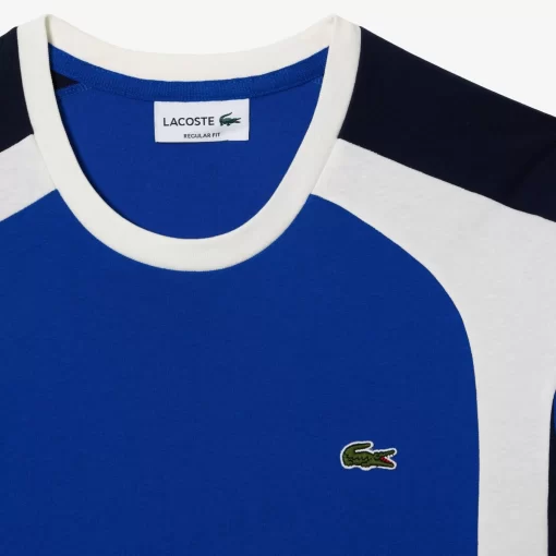 Lacoste T-Shirts-Men'S Colourblock Cotton Jersey T-Shirt