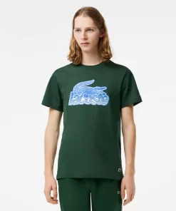 Lacoste T-Shirts-Men'S Cotton Jersey Print T-Shirt