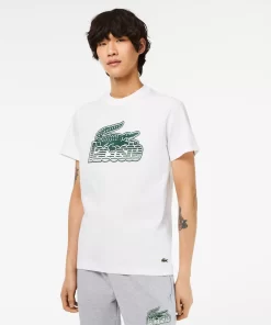 Lacoste T-Shirts-Men'S Cotton Jersey Print T-Shirt