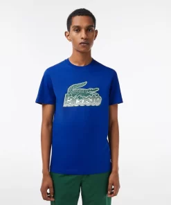 Lacoste T-Shirts-Men'S Cotton Jersey Print T-Shirt