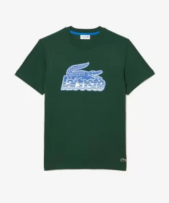 Lacoste T-Shirts-Men'S Cotton Jersey Print T-Shirt