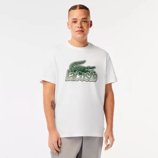 Lacoste T-Shirts-Men'S Cotton Jersey Print T-Shirt