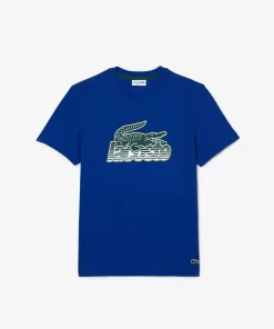 Lacoste T-Shirts-Men'S Cotton Jersey Print T-Shirt