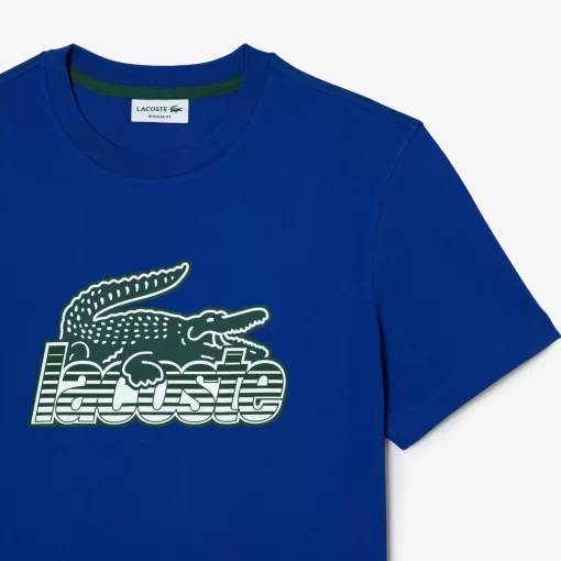 Lacoste T-Shirts-Men'S Cotton Jersey Print T-Shirt