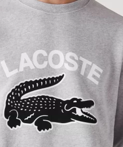 Lacoste Sweatshirts-Men'S Crocodile Print Crew Neck Sweatshirt