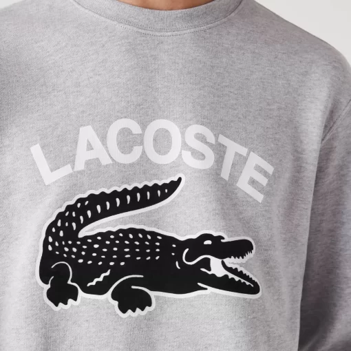 Lacoste Sweatshirts-Men'S Crocodile Print Crew Neck Sweatshirt