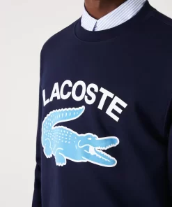 Lacoste Sweatshirts-Men'S Crocodile Print Crew Neck Sweatshirt