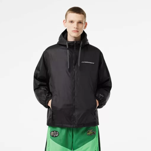 Lacoste Jackets & Coats-Men'S Cropped Quilted Hooded Jacket