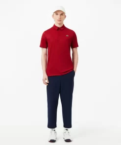 Lacoste Golf-Men'S Golf Printed Recycled Polyester Polo Shirt