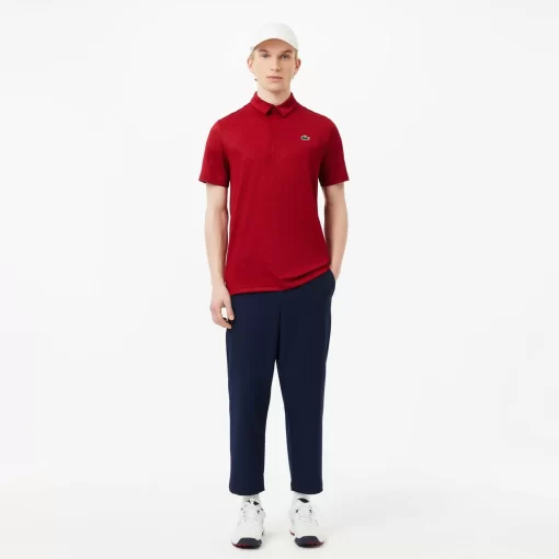 Lacoste Golf-Men'S Golf Printed Recycled Polyester Polo Shirt