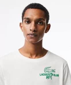 Lacoste Golf-Men'S Golf Regular Fit Organic Cotton T-Shirt