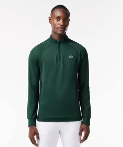 Lacoste Golf-Men'S Golf Sweatshirt With Inset Crew Neck