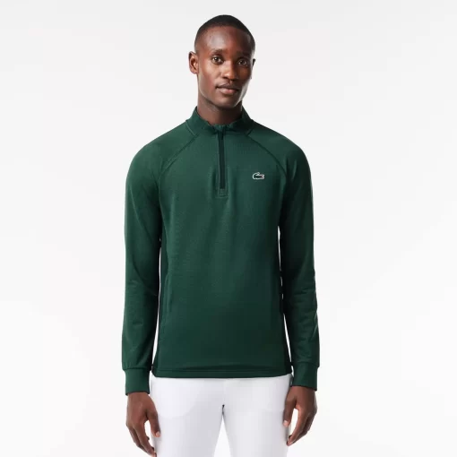 Lacoste Golf-Men'S Golf Sweatshirt With Inset Crew Neck