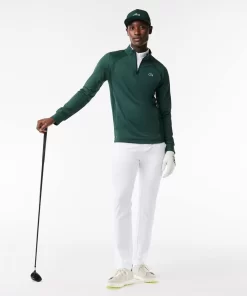 Lacoste Golf-Men'S Golf Sweatshirt With Inset Crew Neck