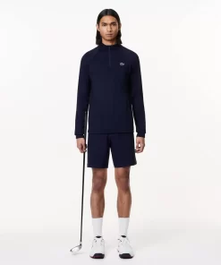 Lacoste Golf-Men'S Golf Sweatshirt With Inset Crew Neck