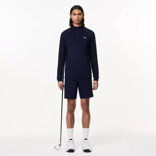 Lacoste Golf-Men'S Golf Sweatshirt With Inset Crew Neck