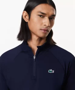 Lacoste Golf-Men'S Golf Sweatshirt With Inset Crew Neck