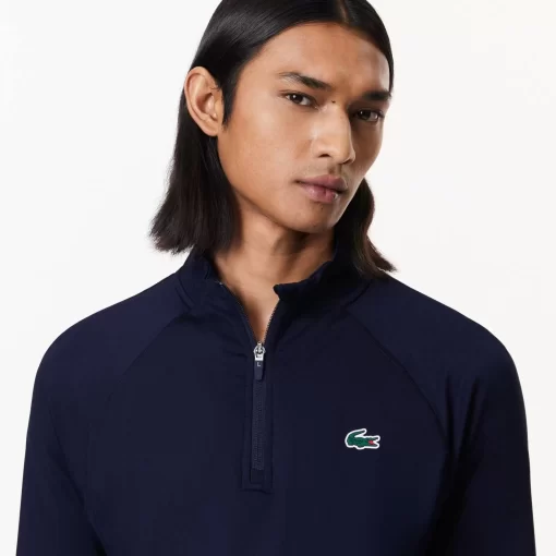 Lacoste Golf-Men'S Golf Sweatshirt With Inset Crew Neck