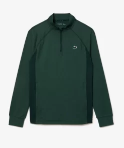 Lacoste Golf-Men'S Golf Sweatshirt With Inset Crew Neck