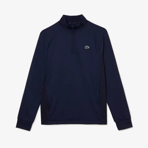 Lacoste Golf-Men'S Golf Sweatshirt With Inset Crew Neck