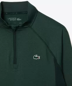 Lacoste Golf-Men'S Golf Sweatshirt With Inset Crew Neck