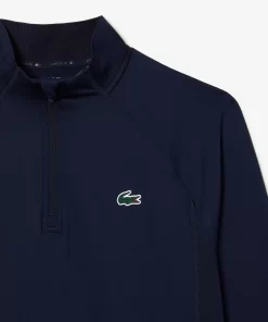 Lacoste Golf-Men'S Golf Sweatshirt With Inset Crew Neck