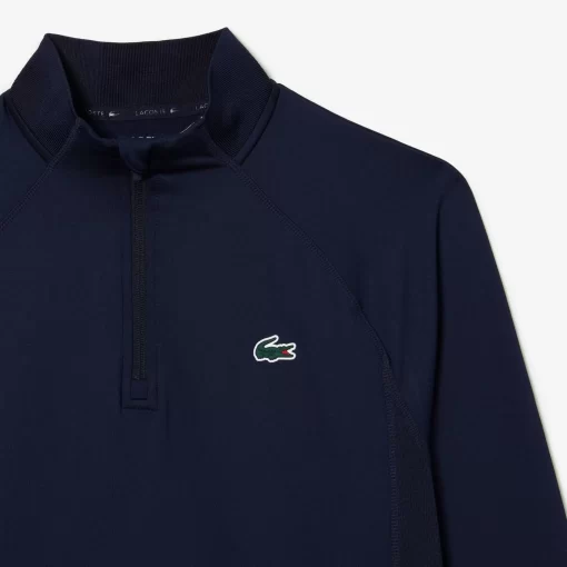 Lacoste Golf-Men'S Golf Sweatshirt With Inset Crew Neck