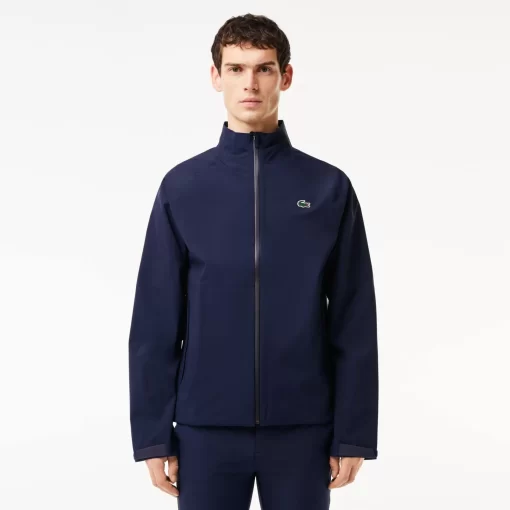 Lacoste Golf-Men'S Golf Zip-Close Waterproof Windbreaker