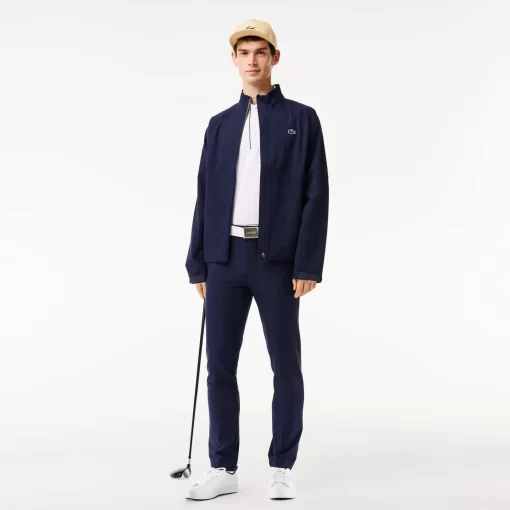 Lacoste Golf-Men'S Golf Zip-Close Waterproof Windbreaker