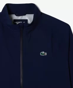 Lacoste Golf-Men'S Golf Zip-Close Waterproof Windbreaker