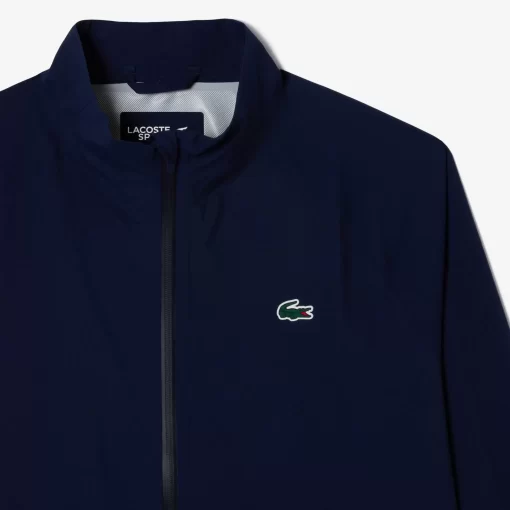 Lacoste Golf-Men'S Golf Zip-Close Waterproof Windbreaker