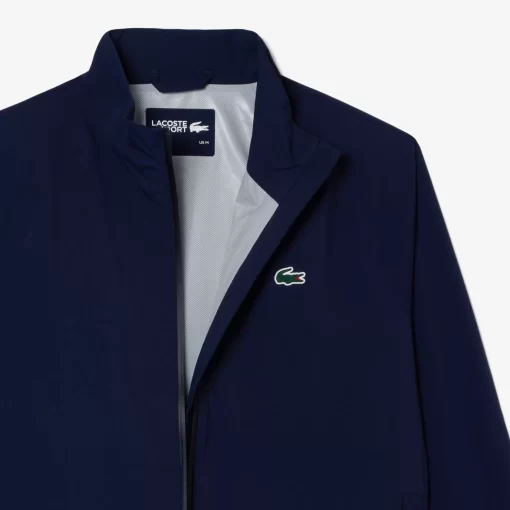 Lacoste Golf-Men'S Golf Zip-Close Waterproof Windbreaker