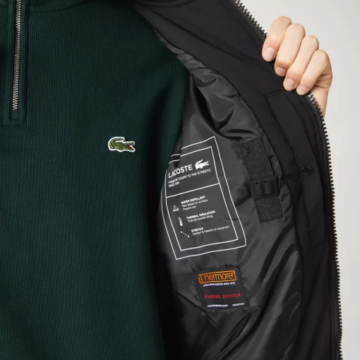 Lacoste Jackets & Coats-Men'S Insulated Padded Bomber Jacket