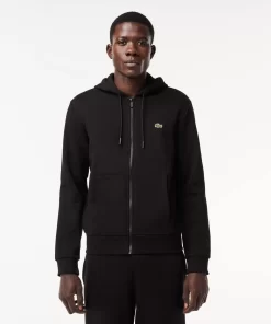 Lacoste Sweatshirts-Men'S Kangaroo Pocket Fleece Zipped Hoodie